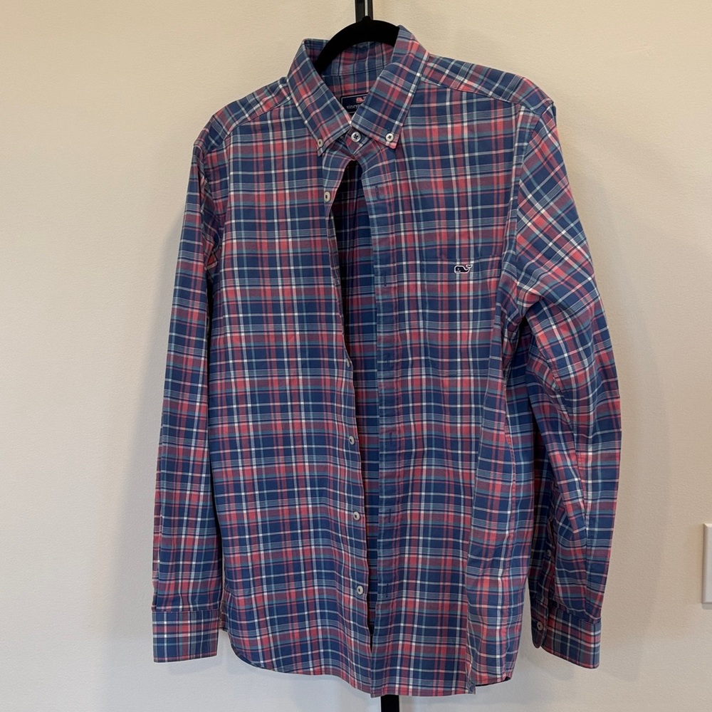 Vineyard Vines Multicolor Plaid Button Down Shirt